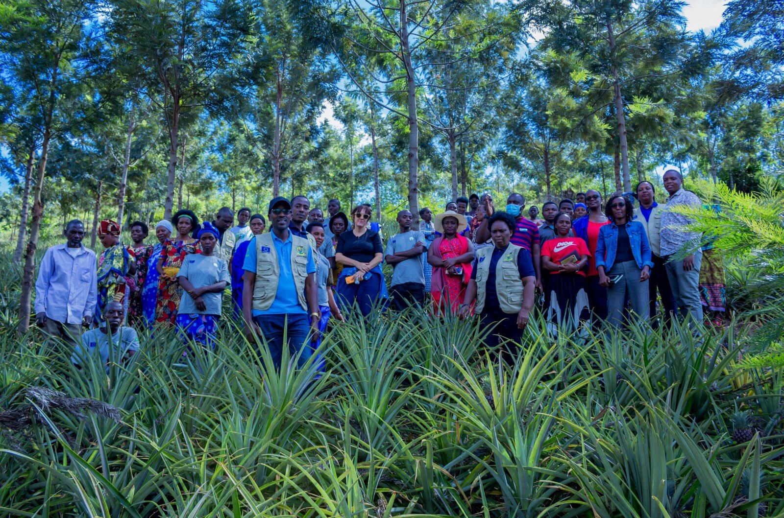 Members of a Duterimbere women's cooperative in Rwanda